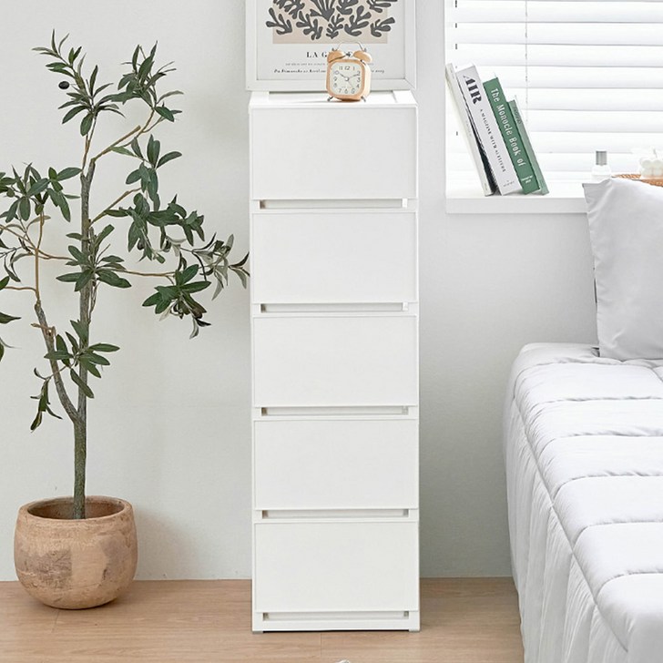 코멧 국내생산 모던 슬림서랍장