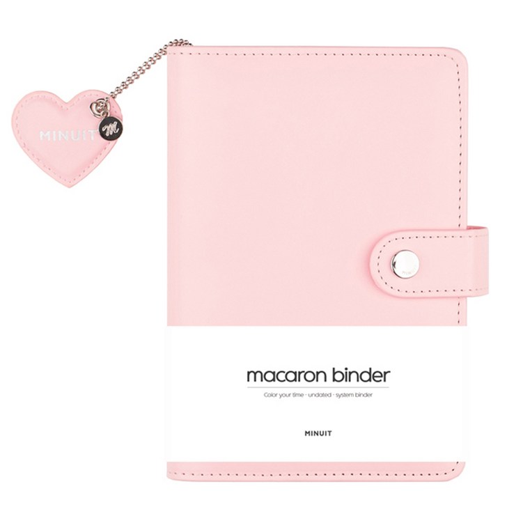 미뉴잇 마카롱 바인더 다이어리 6공 A6