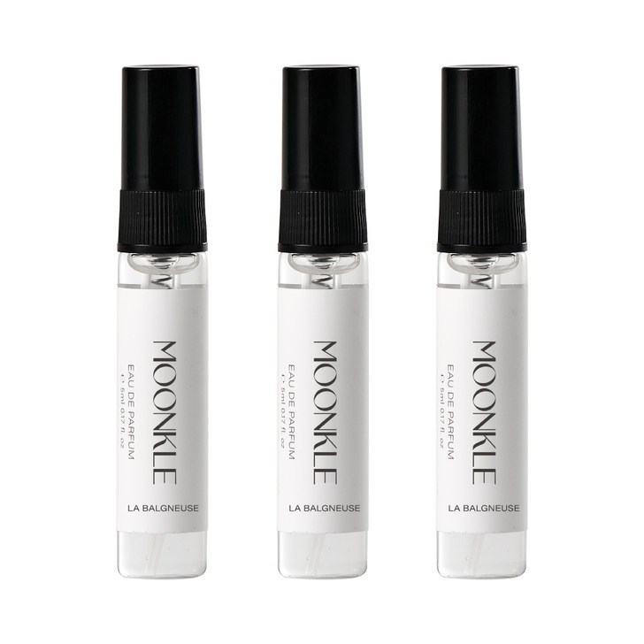 뭉클 목욕하는 여인라베뉴즈 니치향수 미니어처, 3개, 5ml