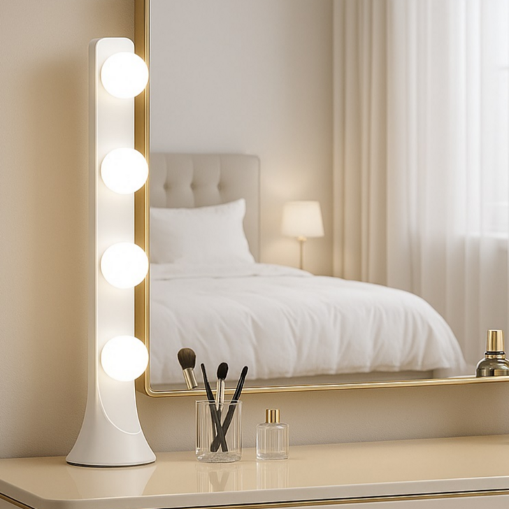 크레샤 LED 화장대조명 메이크업조명 3색 밝기조절가능 USB스탠드형