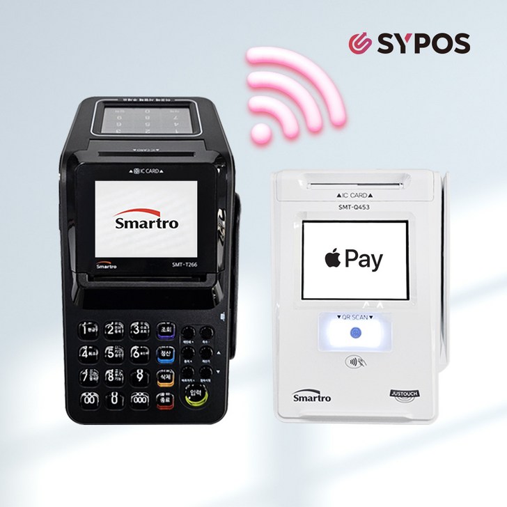 카드단말기 와이파이 핫스팟 연결 지원 월사용료NO약정기간NO 애플페이 결제패드, 1세트, 서명패드 일체형