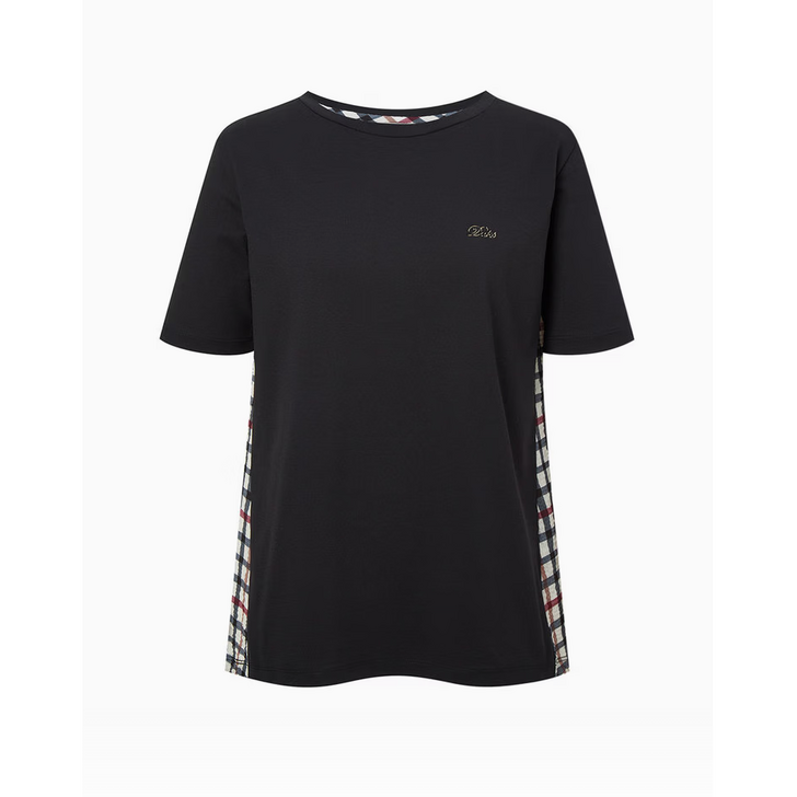 닥스백화점정품 여성 멜란지 체크 백 반팔티셔츠