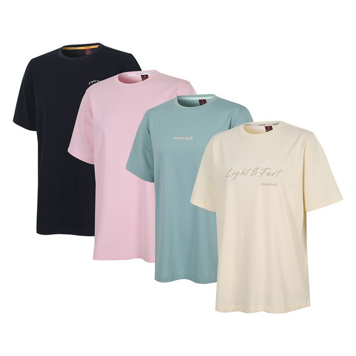 몽벨 여성 데일리 베이직 반팔 티셔츠