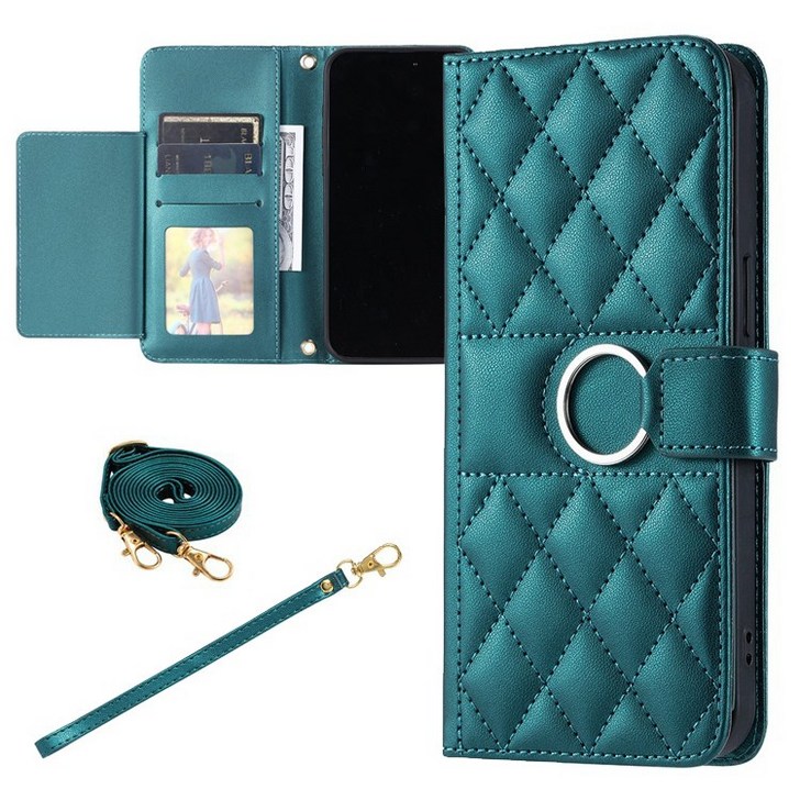 오엔이 써클 2종스트랩 다이어리 휴대폰 케이스