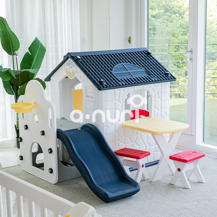 아누리 키즈하우스 유아 놀이 실내놀이터, 클래식네이비, 1개
