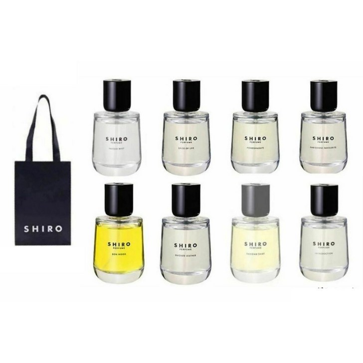 시로 향수 SHIRO 오 드 퍼퓸 50ml 쇼핑백 포함 8종