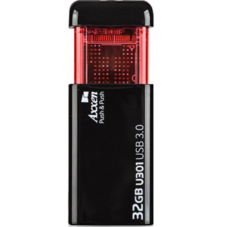 액센 U301 PUSH 초고속 클릭형 USB3.0 메모리