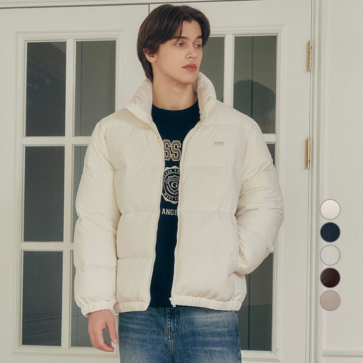 게스 남녀공용 페더라이트 뉴 베이직푸퍼 패딩점퍼 MO4W9891