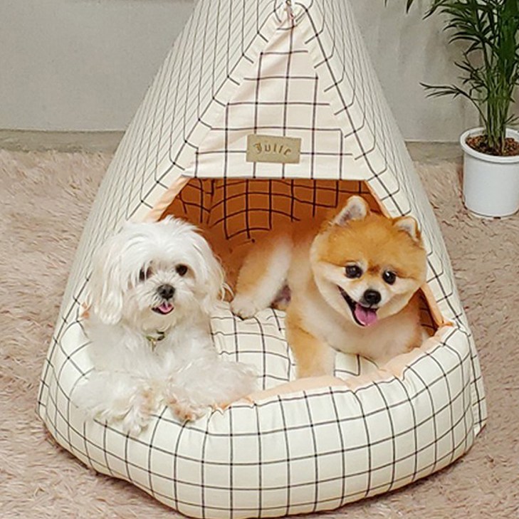 두기펫 루시 삼각 쿠션하우스