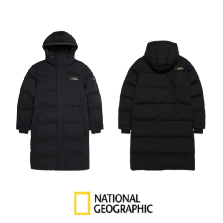 설날특가 내셔널 카이만 스몰로고 롱패딩 남여공용 S3XL 정가 399,000원 이월상품 마지막특가 재고소진시 판매중단