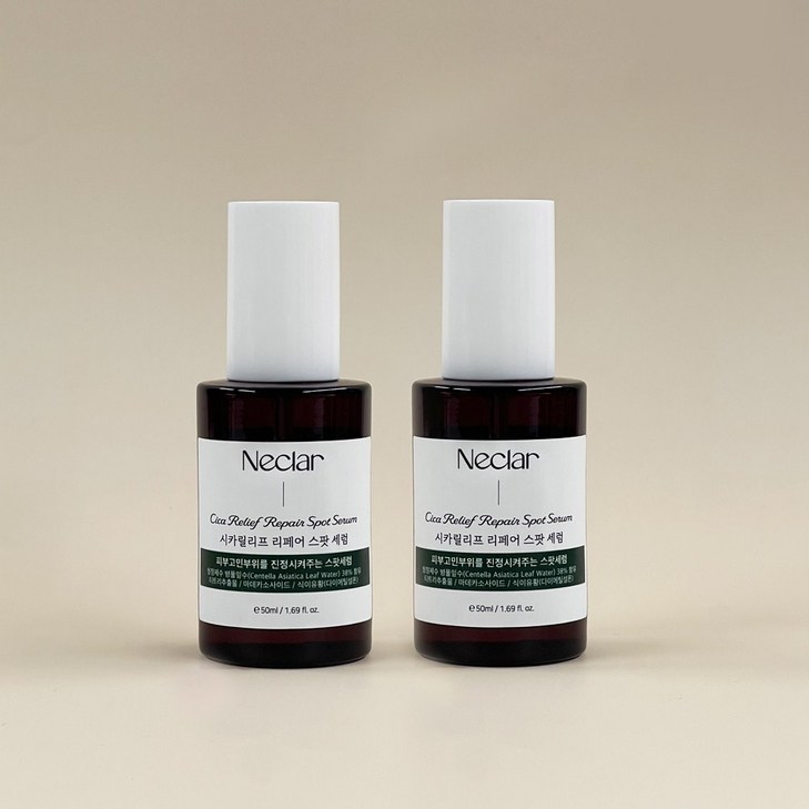 네클라 시카릴리프 리페어 스팟 마데카 진정 앰플 세럼 50ml, 2개, 50ml 네클라 시카릴리프 리페어 스팟 마데카 진정 앰플 세럼 50ml, 2개, 50ml