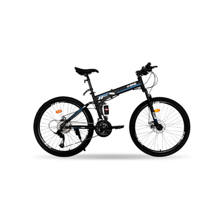 에이치원 26인치 입문용 MTB 자전거 27단 변속 입문용 자전거, 접이식 MTB철제, 1개