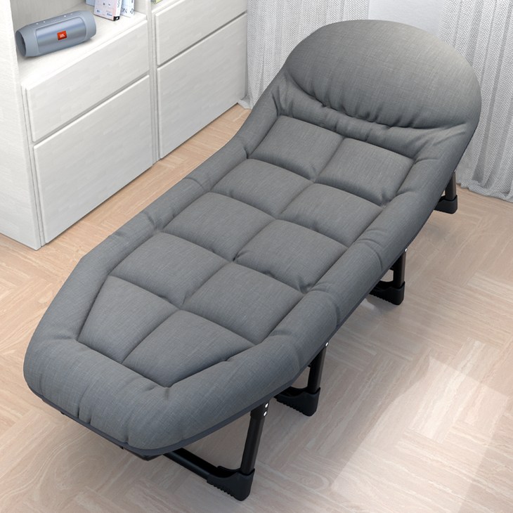 코멧 6단계 각도조절 무설치 낮잠 접이식 리클라이너 특대형 침대