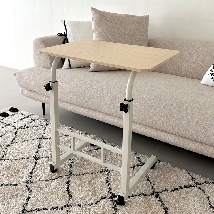 오브민 높이조절 사이드 쇼파 침대 이동식 노트북 테이블
