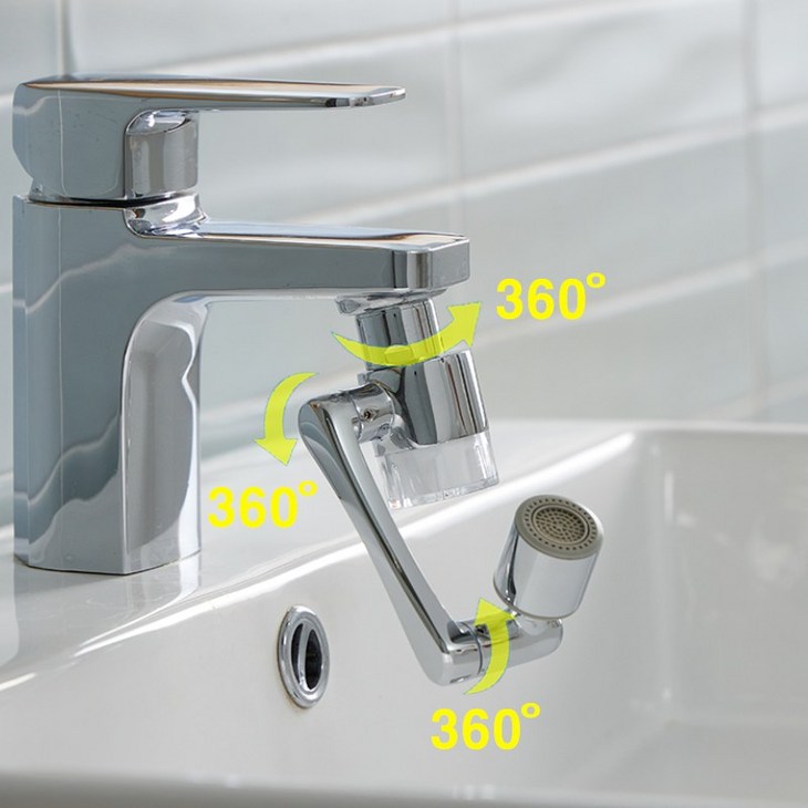 베비톡 육아템 아기수전 1080도 회전 필터형 워터탭 아기 비데 수전 욕실 세면대전용 필터포함