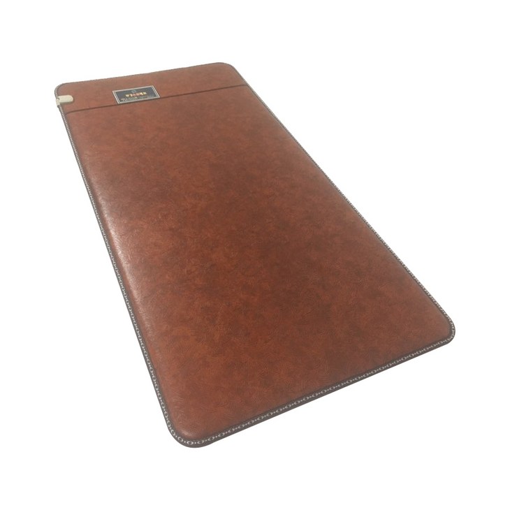 부강 의료기 프리미엄 방수 전기매트, 브라운싱글