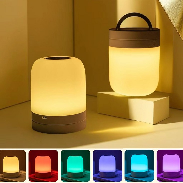 Maxestron 터치램프 LED 무드등 레인보우 수면등 무선 충전식 휴대용 MO155 Maxestron 터치램프 LED 무드등 레인보우 수면등 무선 충전식 휴대용 MO155