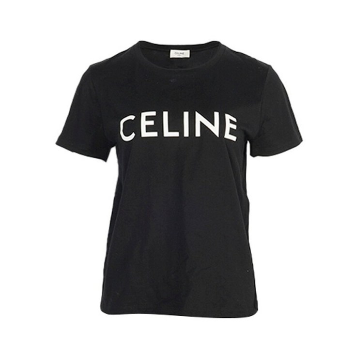 셀린느 빈티지 66 SS 블랙 로고 티셔츠 PC0283 CL0 0027