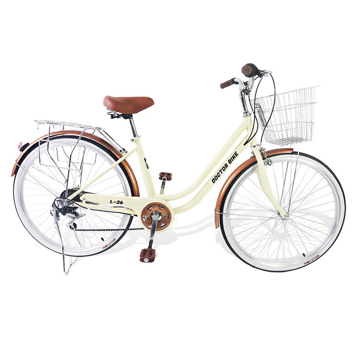 닥터바이크 생활용 시마노 7단 스틸프레임 자전거 66.04cm L26