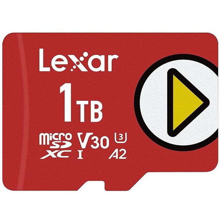 렉사 Lexar 플레이 1TB 마이크로SDXC UHS-I-카드 (LMSPLAY001T-BNNNU) 139458