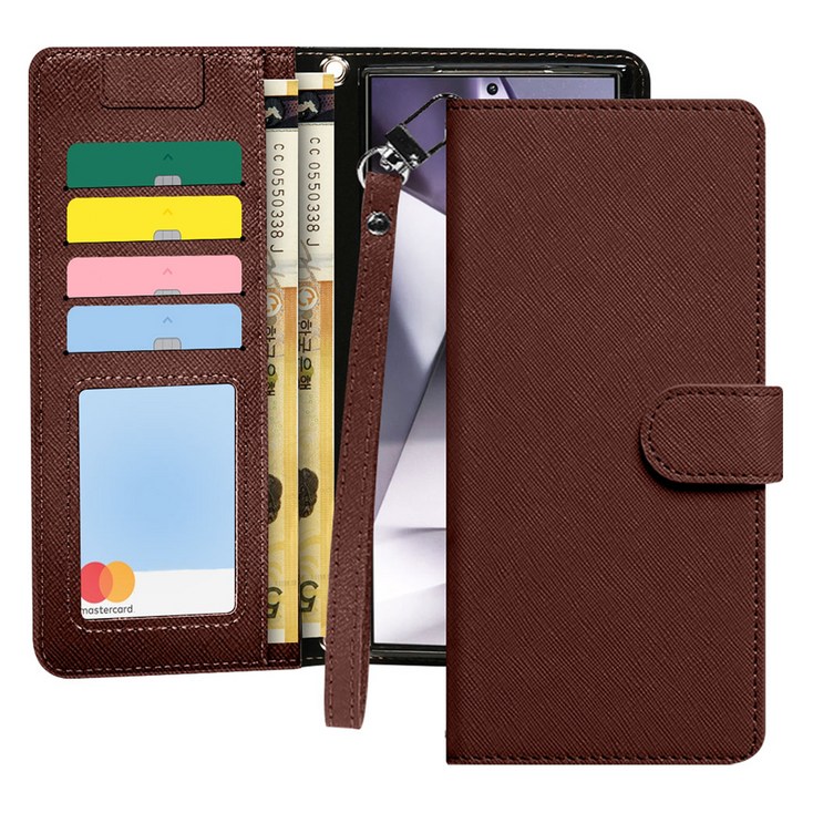 아이엔픽 사올린 소가죽 지갑 다이어리 휴대폰 케이스