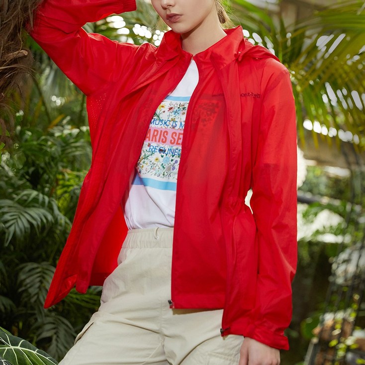 몽벨 여성 윈드스킵 자켓 RED