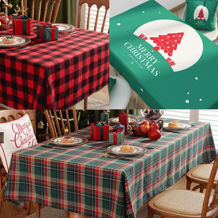 크리스마스 포토존 테이블 장식 꾸미기 캠핑 테이블보 벽트리 장식품 트리 코스트코 다이소 - 투데이밈