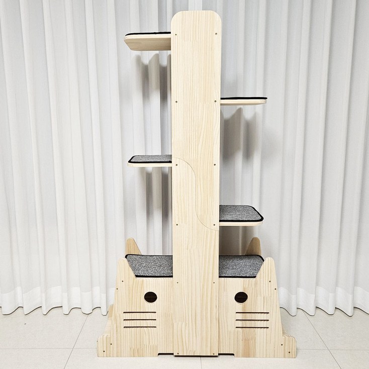 펫이랑 겨울이 원목 캣타워 고양이 숨숨집 스크래쳐 먼치킨 장난감