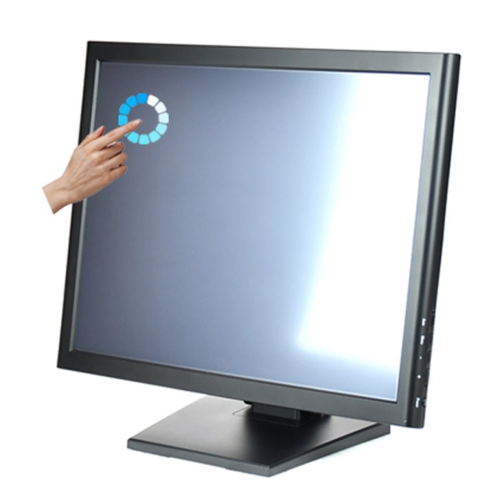 하이드림엘씨디 산업용 압력식 터치모니터 HDLT190RHLED 광고용 매장용 키오스크 4849cm19인치, 스탠드장착RS232 시리얼터치