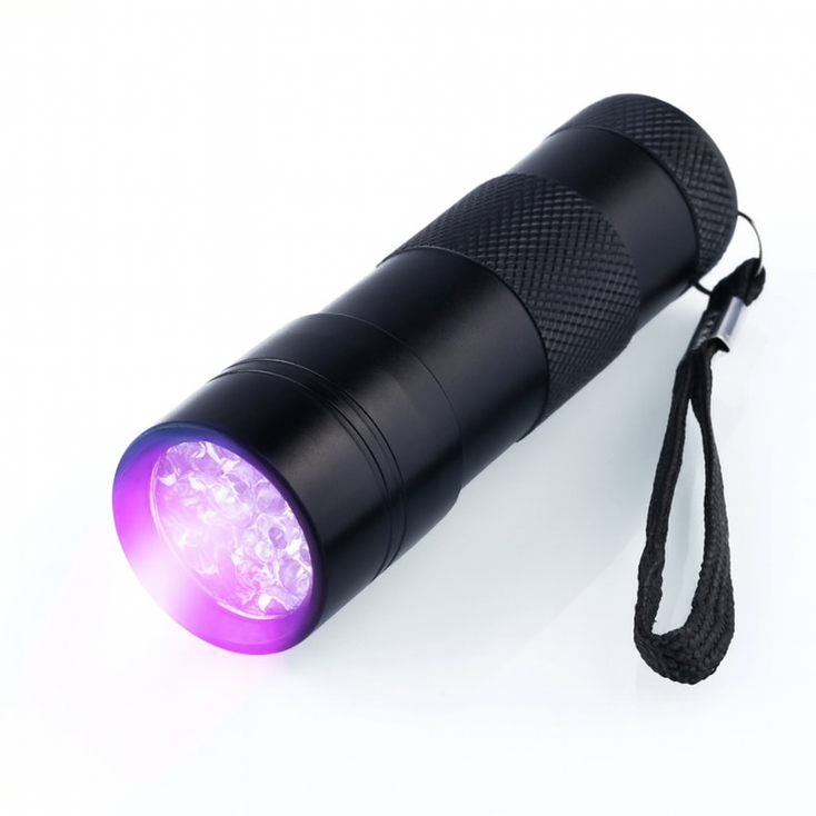 제이제이 UV축광기 랜턴 자외선 램프 12LED