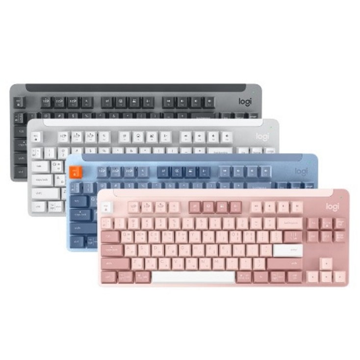 로지텍코리아 Signature K855 TKL 무선 블루투스 기계식 키보드블랙 화이트 블루 핑크 로지텍코리아 Signature K855 TKL 무선 블루투스 기계식 키보드블랙 화이트 블루 핑크