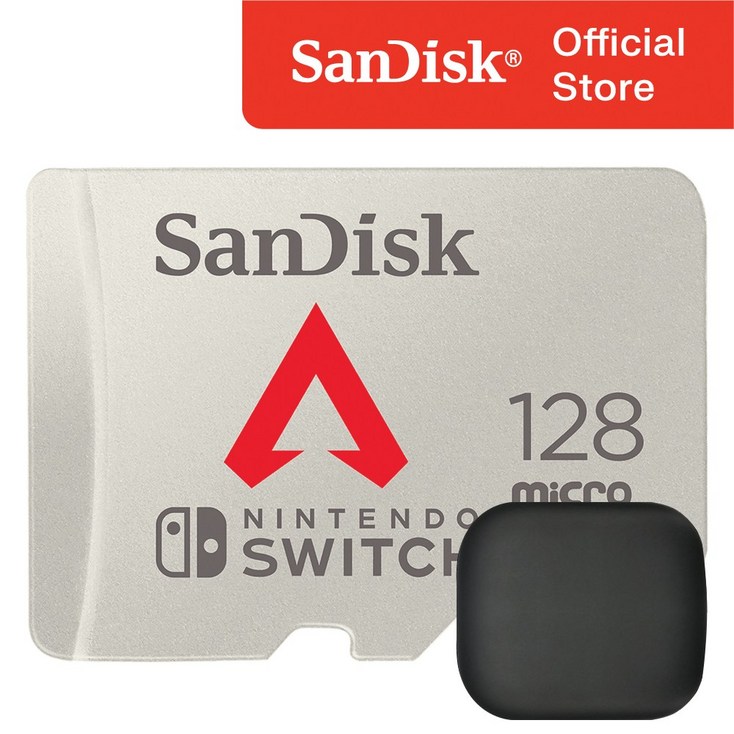 샌디스크 닌텐도 스위치 Apex Legends 마이크로 SD 카드 / 메모리 보관 케이스, 128GB - 투데이밈