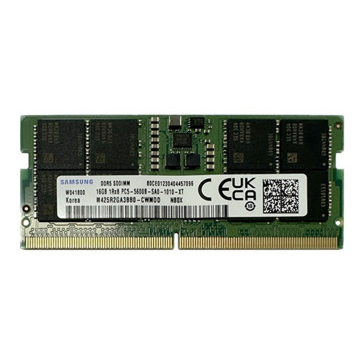 삼성 DDR5 44800 RAM 16GB 노트북 5600Mhz 랩탑 메모리