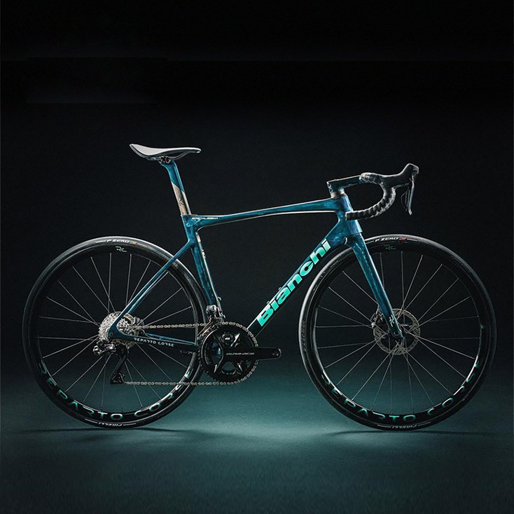 2025 비앙키 140주년 스페셜리시마 RC 듀라에이스 DI2 24단 로드자전거, JJ다크 체레스터카본 UD 유광, 1개