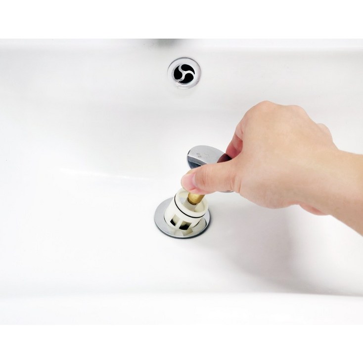 팝업헤드모음 세면대물마개 폽업물마개 세면대부속 호환 원터치, 1개