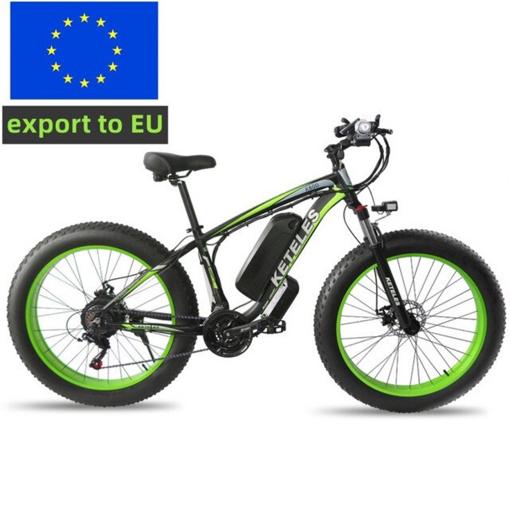 전기자전거 전기 자전거 스노모빌 48V ATV 21 속도 리튬 배터리 4.0 와이드 휠 Ebike 350W, 01 WHITE, 01 36V 10AH