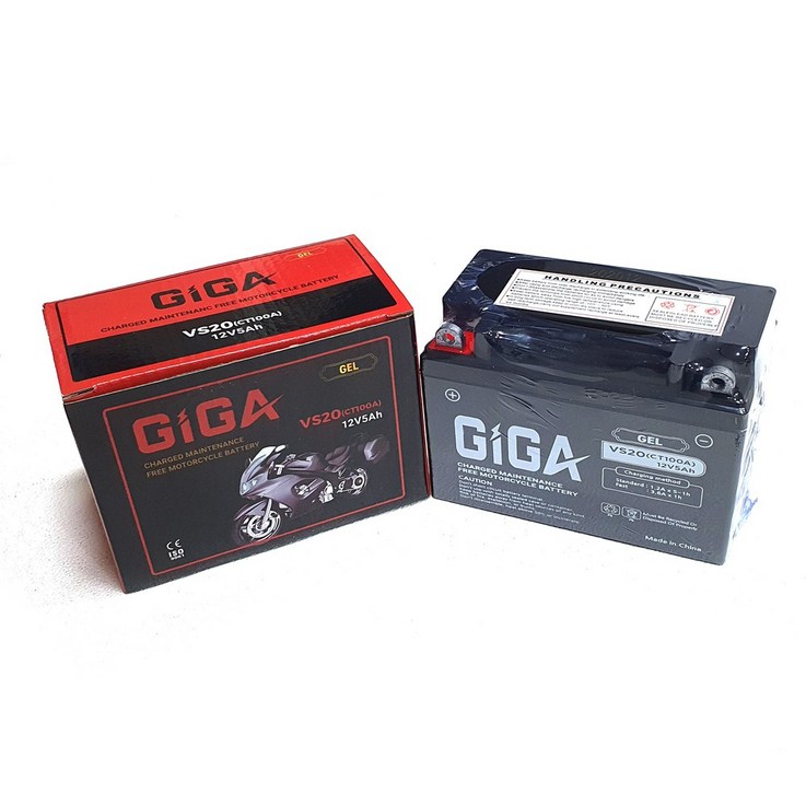 대림 시티100 배터리 GTX5A-BS 12V5A/GIGA 밀폐형젤밧데리