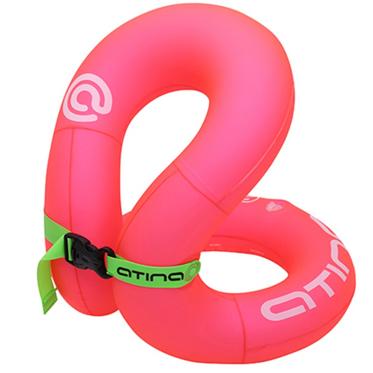 아티나 넥베스트 유아동 조끼형 수영보조용품 25kg, 핑크 - 투데이밈