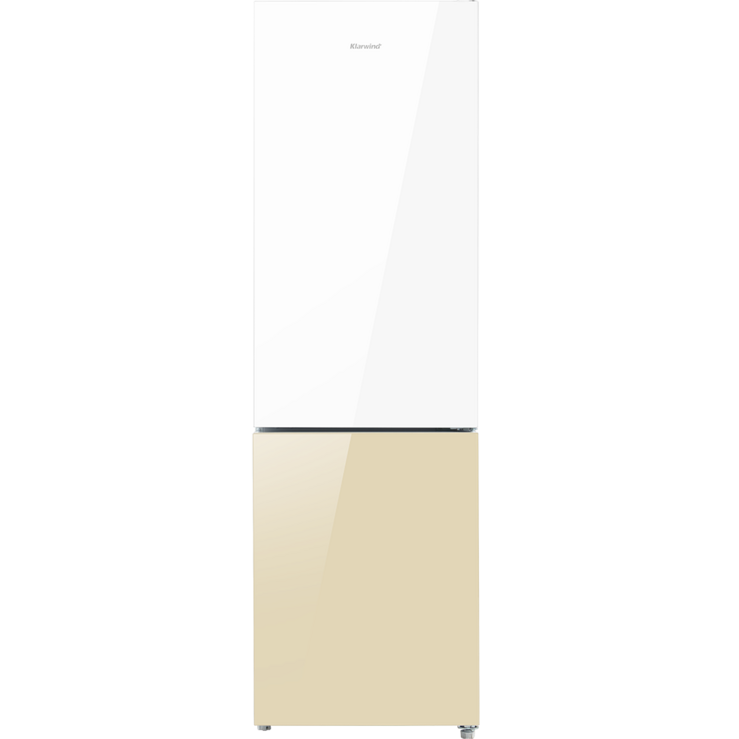 클라윈드 피트인 파스텔 콤비 냉장고 250L 방문설치, 화이트 + 베이지, KRNC250ESM1
