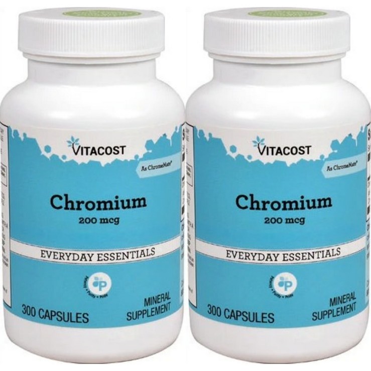 Vitacost 비타코스트 크롬 폴리니코티네이트 200mcg 300정 2팩 Vitacost 비타코스트 크롬 폴리니코티네이트 200mcg 300정 2팩