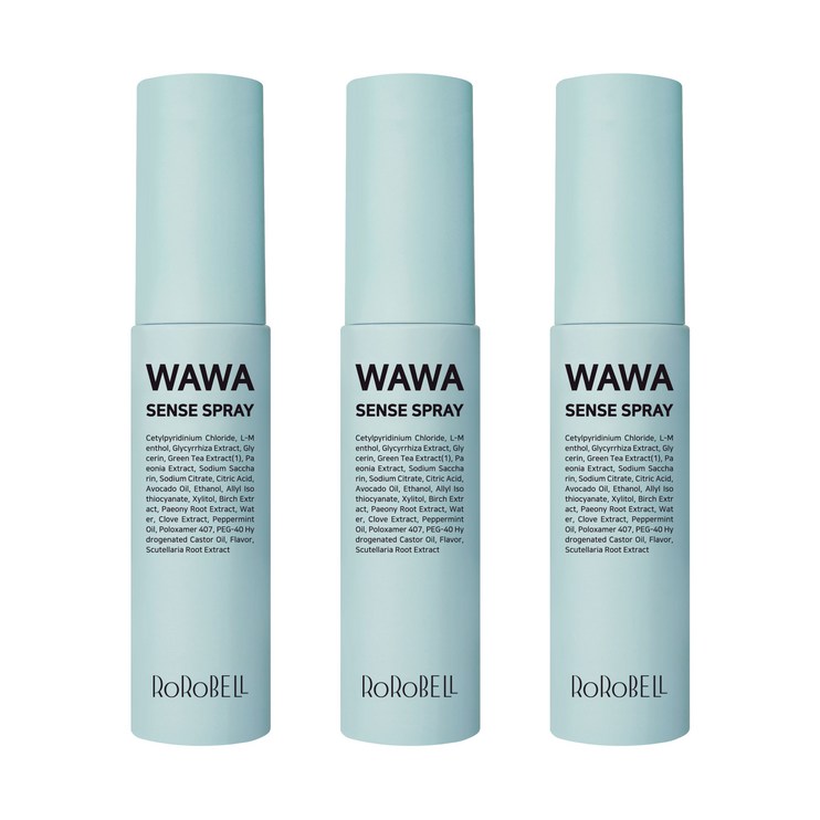 로로벨 와와 센스 구강스프레이, 10ml, 3개 로로벨 와와 센스 구강스프레이, 10ml, 3개
