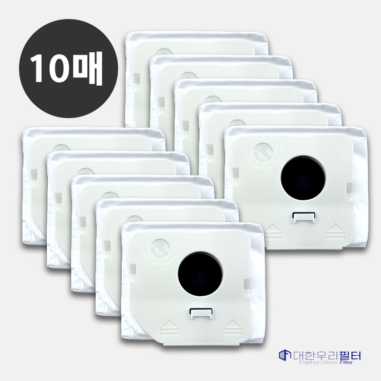 대한우리필터 삼성 비스포크 제트 청소기 먼지봉투 호환 10개 VCAAD95B 220W 250W 280W, 10개입, 1세트