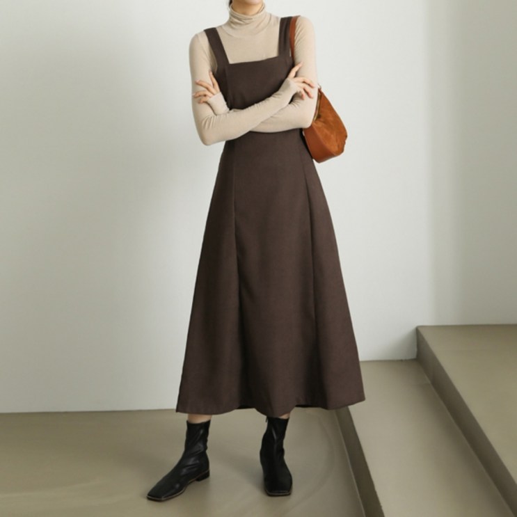 라벨디 뷔스티에 롱 원피스