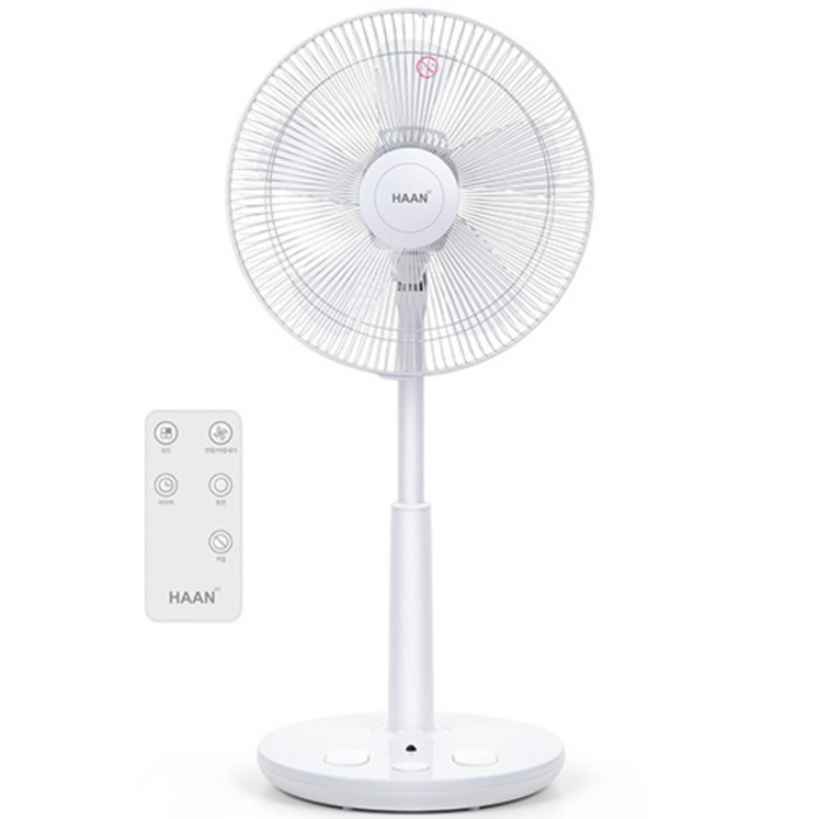한경희이지라이프 초미세풍 발터치 리모컨 선풍기 HAANHDC230