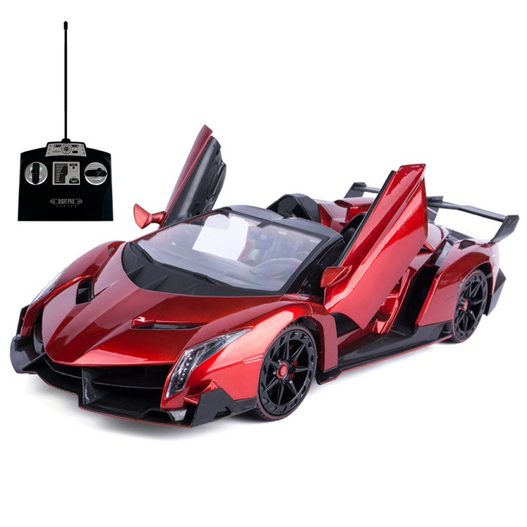 토이게이트 아동용 114 27MHz 2WD LED 자동오픈 로드스터 스트라이크 RC카