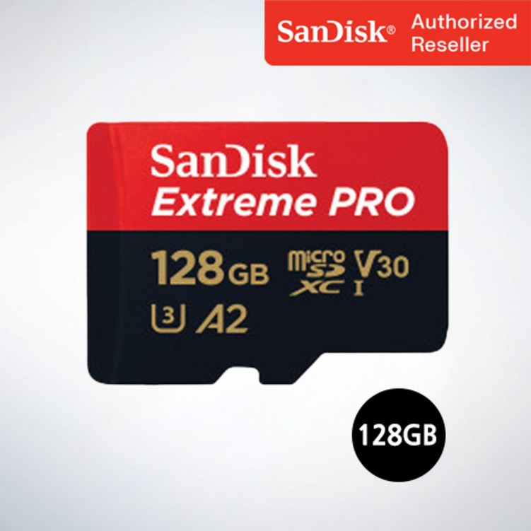 샌디스크 마이크로 SD 카드 SDXC Extreme Pro UHS-I 익스트림 프로 QXCD 128GB 샌디스크sd카드128