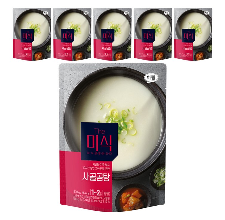 더미식 사골곰탕, 500g, 6개