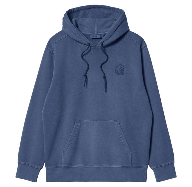 칼하트윕 남성용 WIP 후디드 벌스 패치 스웻셔츠