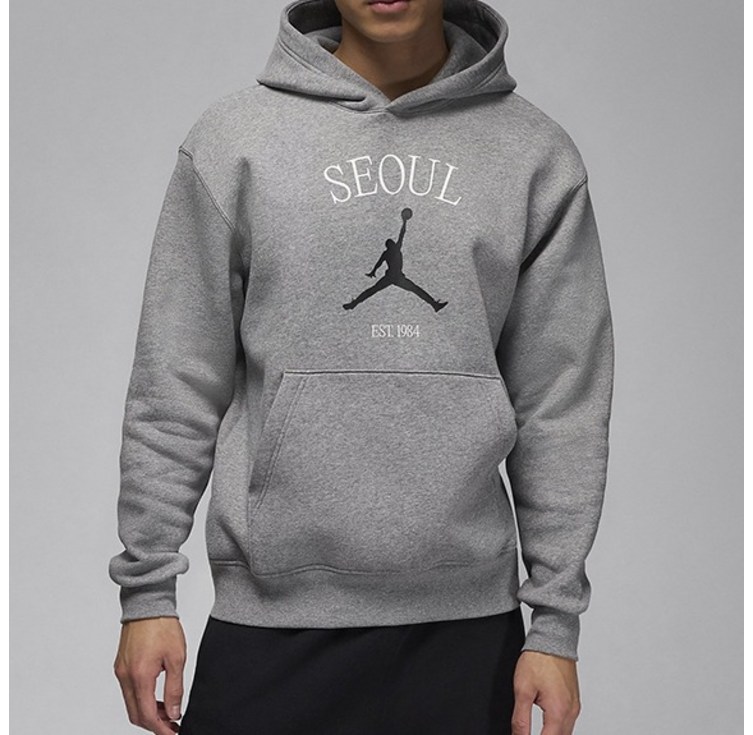 조던 남성용 서울 시티 풀오버 후디 HF15070