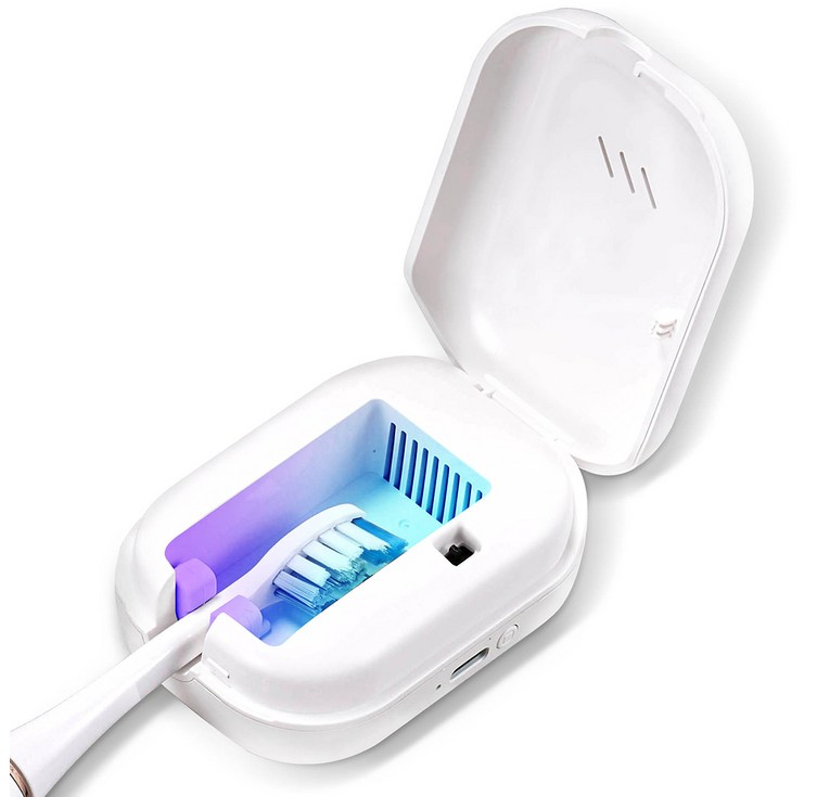 오아 클린이 퓨어 PRO 휴대용 유선 무선 겸용 UV C LED 자외선 칫솔 살균 건조기 OTS004WH